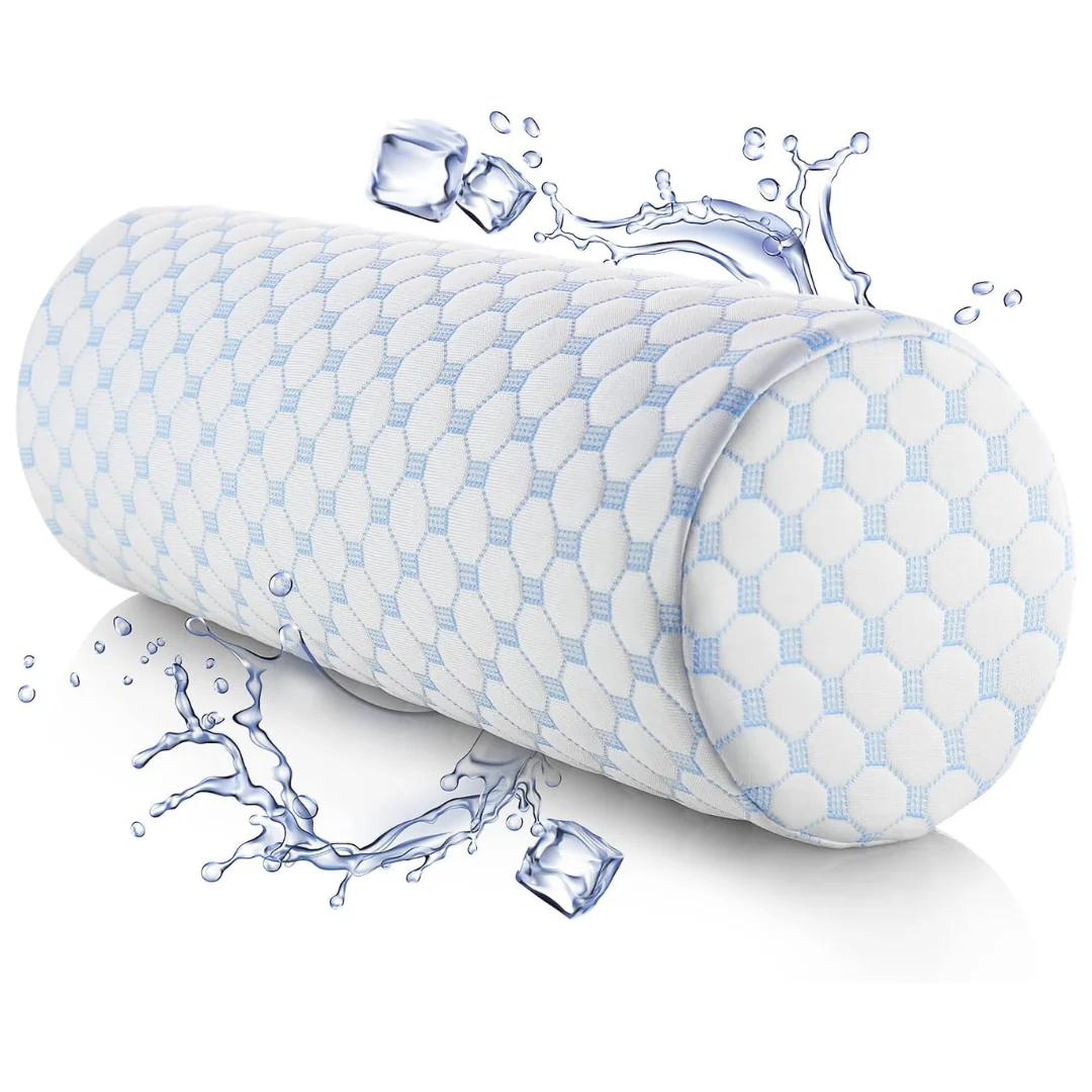 Nestl Memory Foam Neck Pillow with Cooling Cover