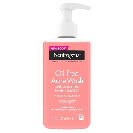 Pump Bottle Neutrogena Oil-Free Acne Face Wash (9.1 fl oz)