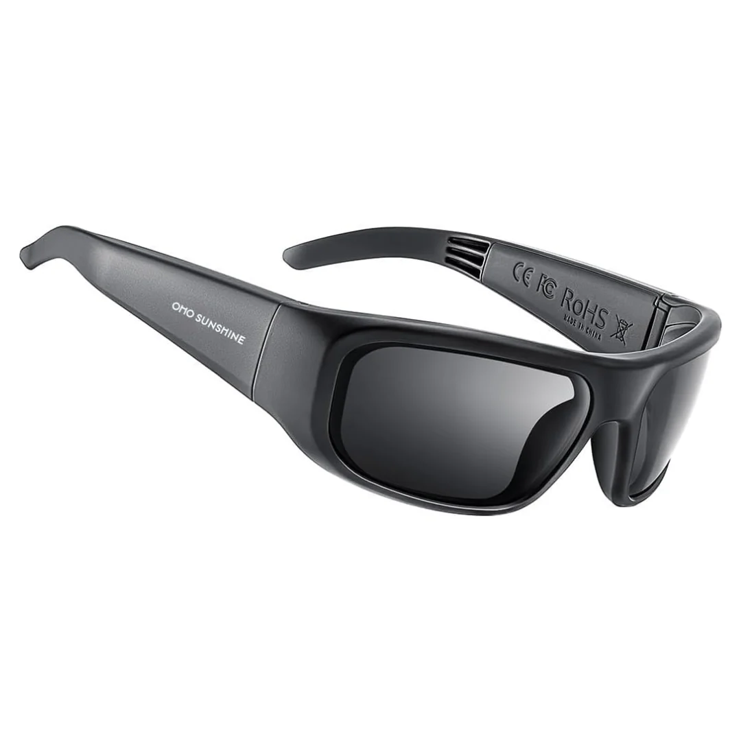 OhO Unisex UV Protection Polarized Sunglasses W/ Bluetooth Speaker