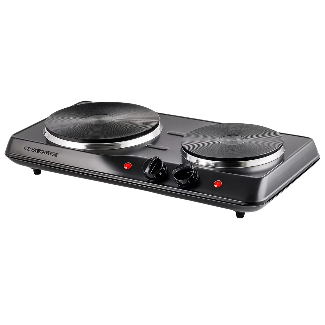 Ovente Double Cast 1700W Electric Countertop Stove