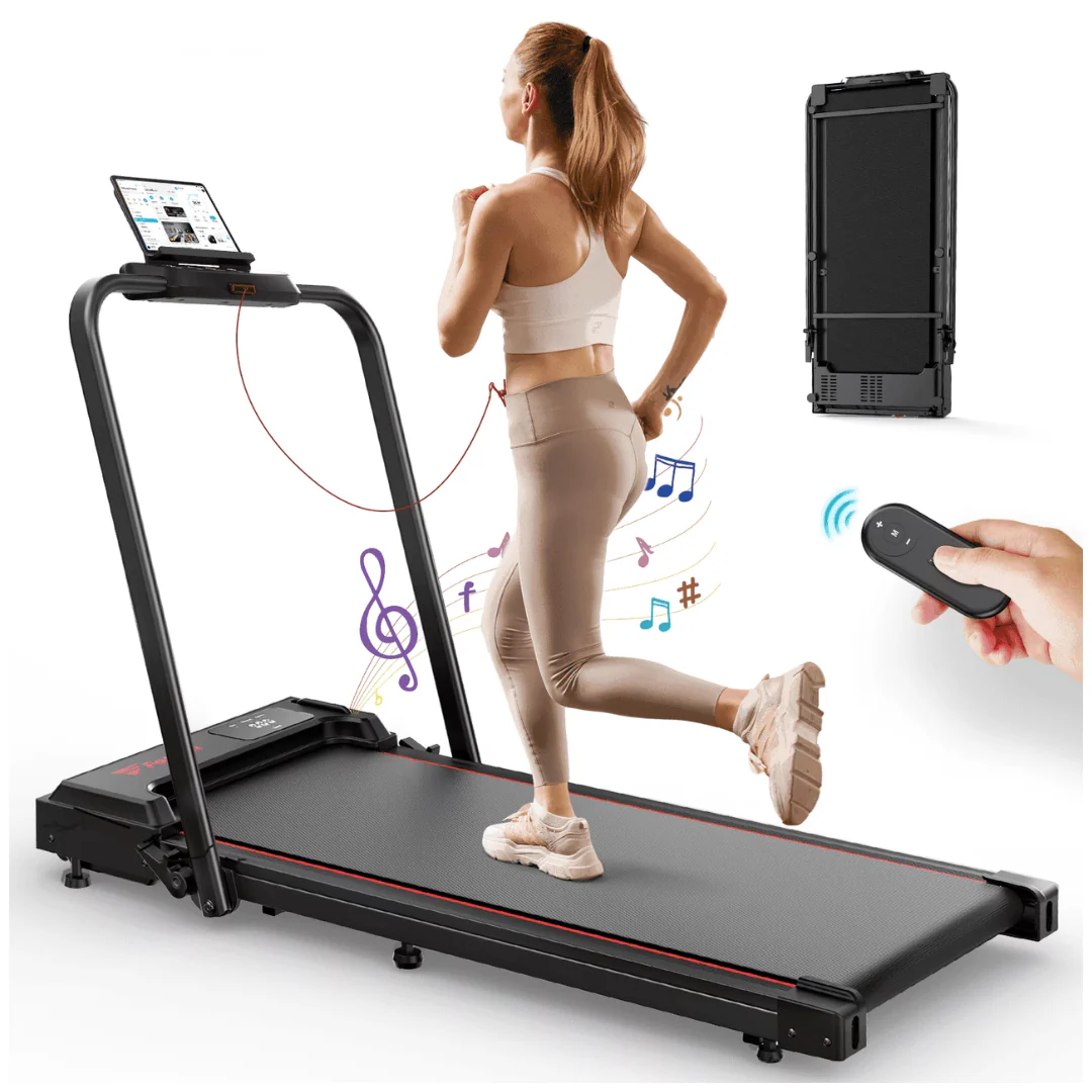Patbrela 300 Lbs Walking Pad Treadmill with HandleBar