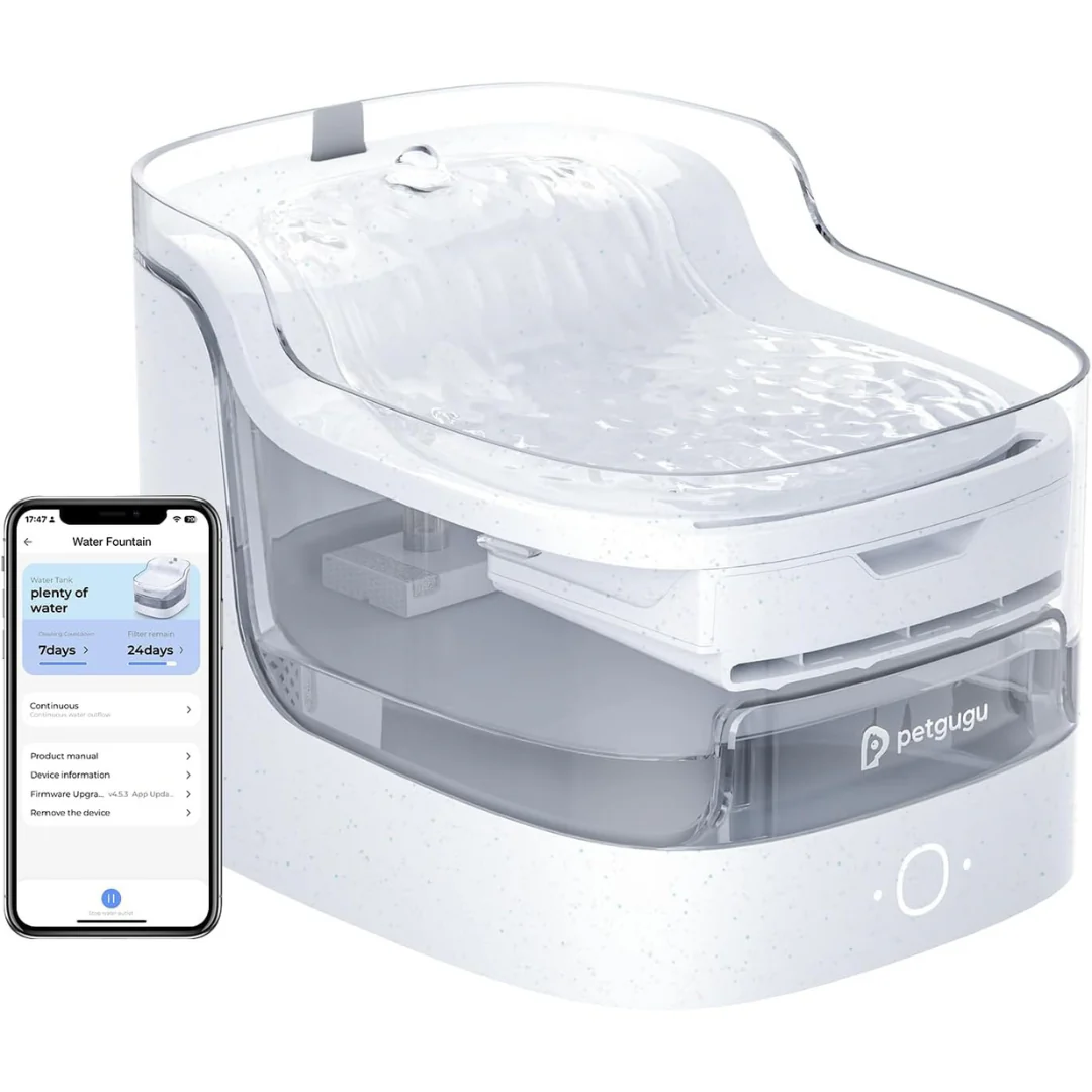 Petgugu Ultra-Quiet Pet Water Fountain