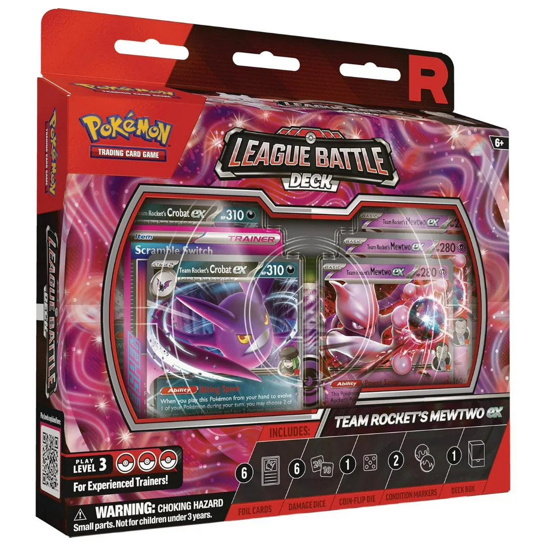 Pokemon Trading Card Game League Battle Deck (Team Rocket's Mewtwo ex)