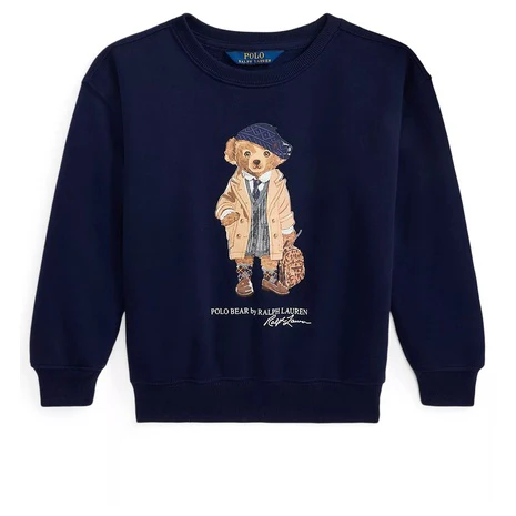Polo Ralph Lauren Girls' Crewneck Boxy Sweatshirt