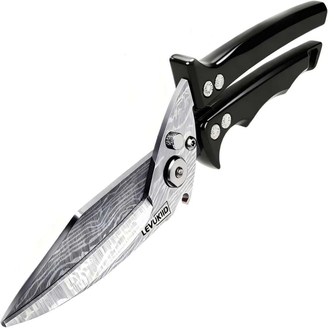 Professional Damascus Heavy Duty Kitchen Scissors