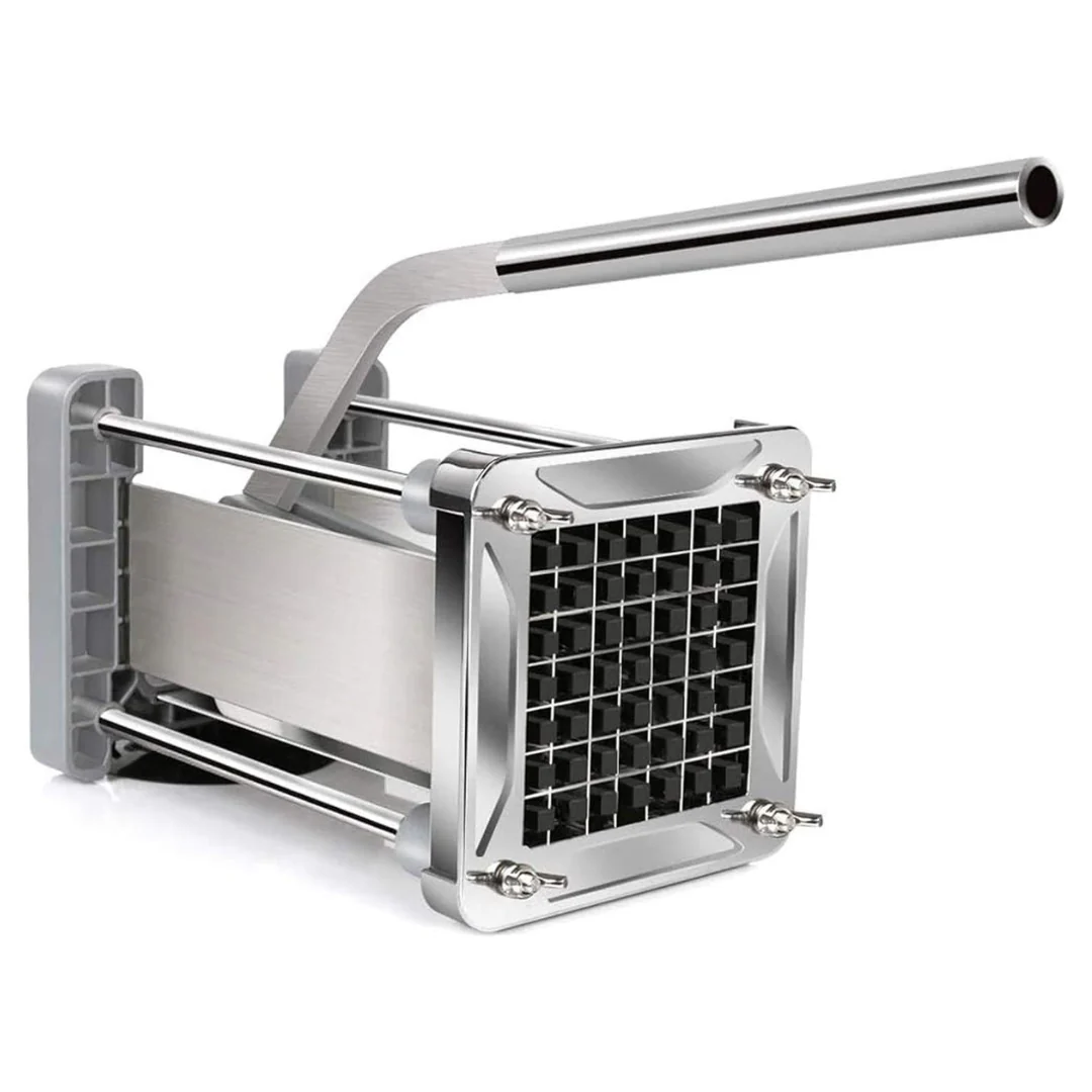 Professional Potato French Fry Cutter W/1/2" Blade Great (Stainless Steel)