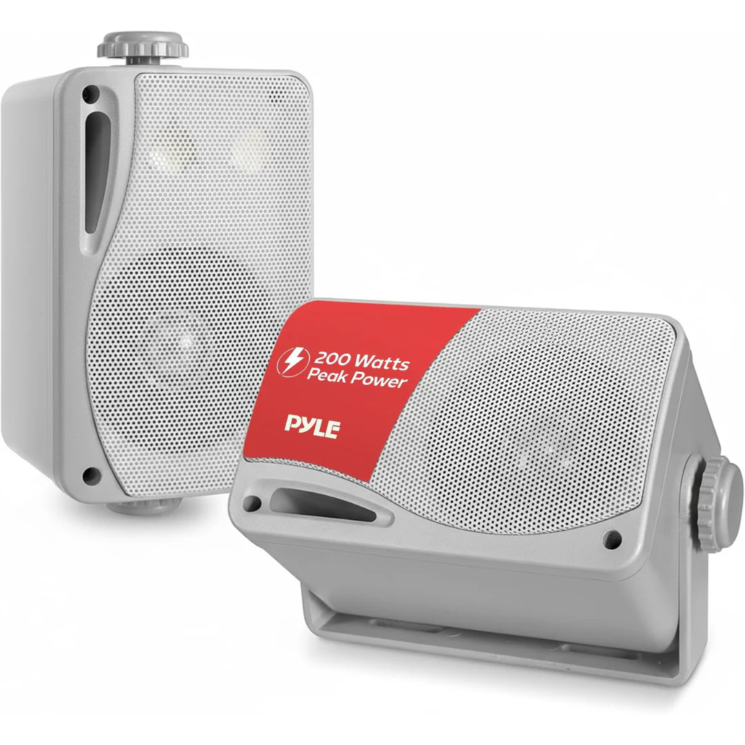 Pyle 3-Way Waterproof 3.5" 200 Watt Dual Speaker