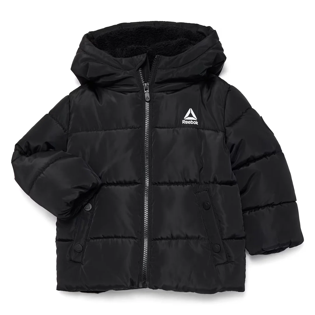 Reebok Toddler Heavyweight Puffer Jacket With Hood
