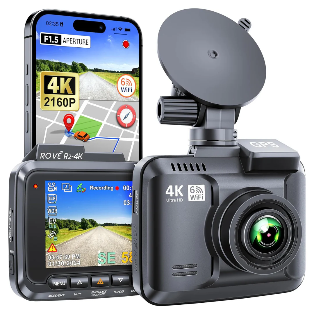Rove R2-4K 2.4" 4K UHD Dash Cam With WiFi
