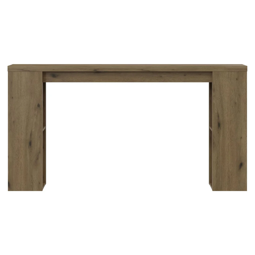 RoyalCraft 63 Long Wooden Console Table With Storage