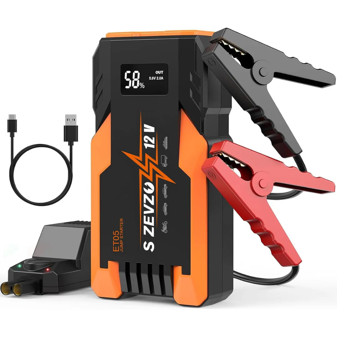 S ZEVZO ET053000A 51.8Wh 12V Portable Car Jump Starter