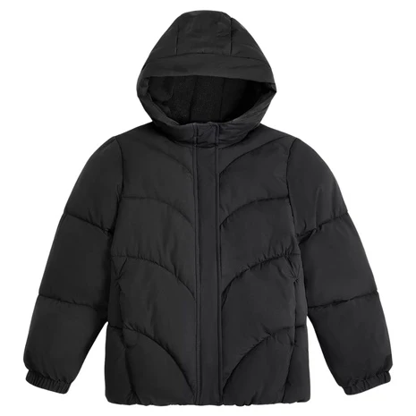 Sam Edelman Big Girls Mermaid Quilt Solid Puffer Jacket