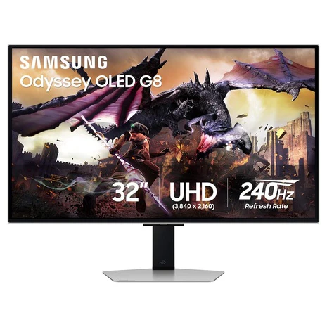 Samsung 32″ Odyssey OLED G8 4K 240Hz Gaming Monitor