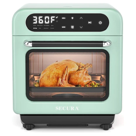 Secura 13-Quart Multifunction Air Fryer Steam Oven with Convection