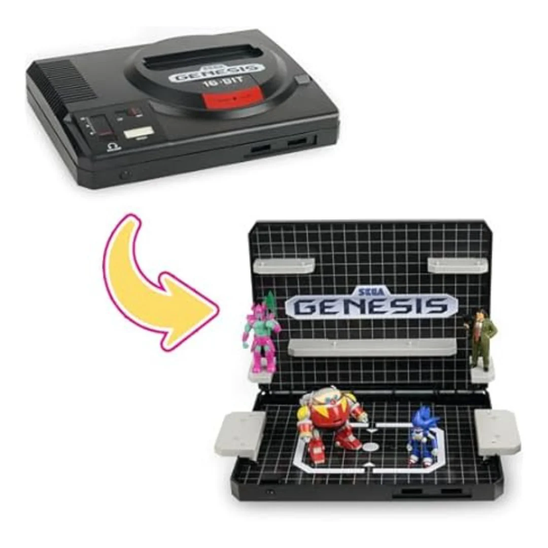 SEGA Genesis Supervillain Boss Bundle Display W/ Figures