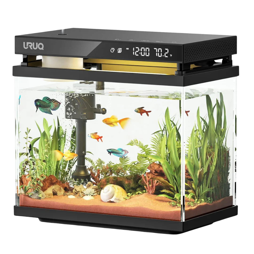 Self-Cleaning 2Gal. LED Aquarium With Humidifier (2-Colors)