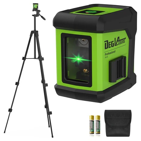 Self-Leveling Green Cross Line Laser Level with Tripod