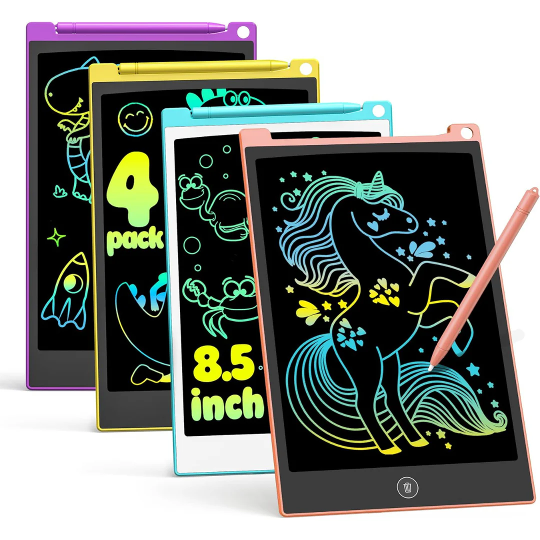 Set of 4 Tecjoe 8.5'' LCD Writing Tablet Set