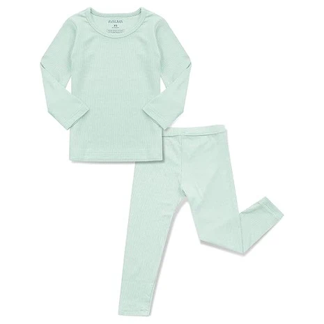 Size 6 Mint Ribbed Pajamas