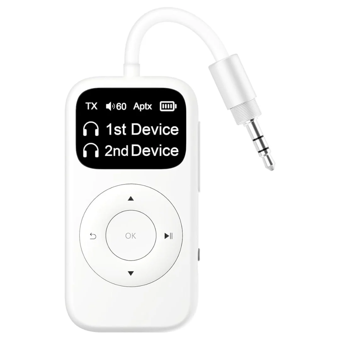 SoundSync Pro Bluetooth Transmitter & Receiver For Airplane