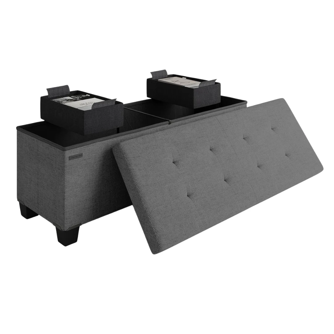Storage 43-in Ottoman Storage Bench With Bin