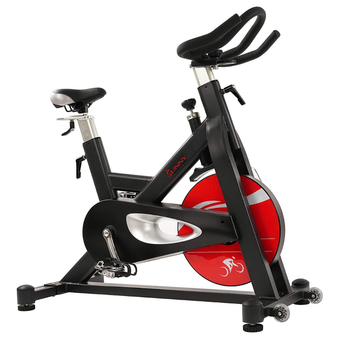 Sunny Health & Fitness Evolution Pro Magnetic Belt Drive Indoor Cycling Bike