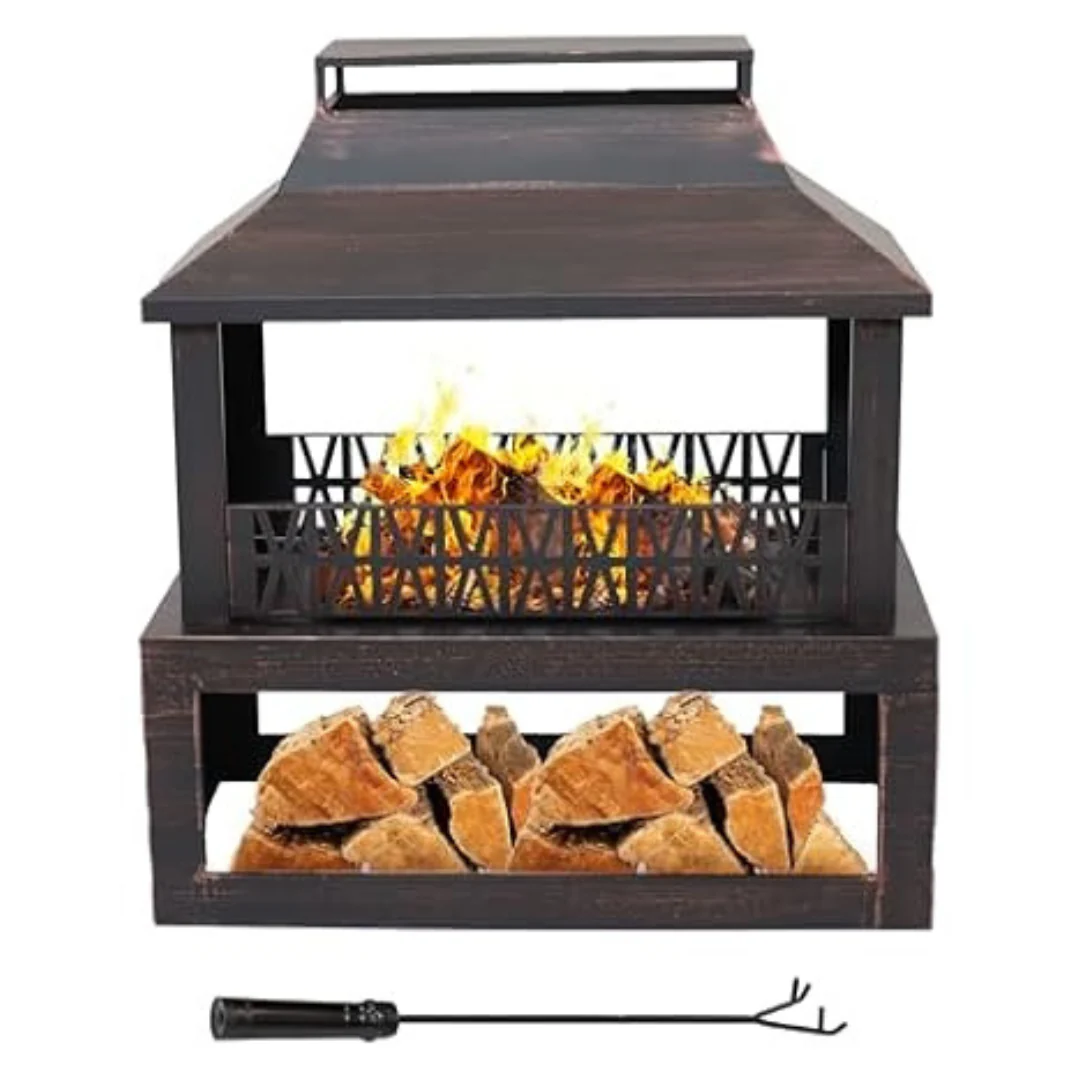 Sunnydaze Decor Backyard Blaze 3" Outdoor Fireplace