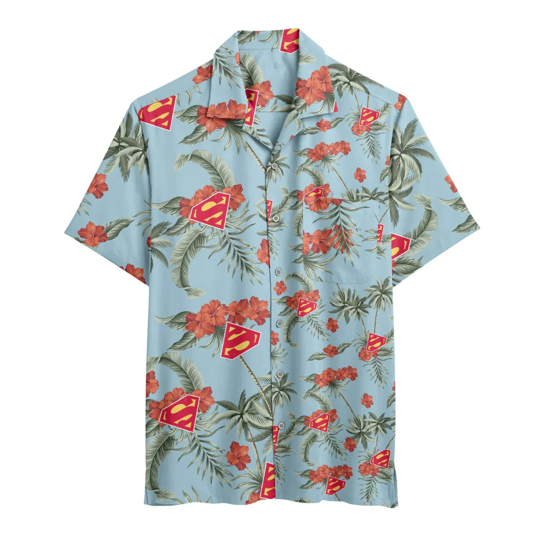 Superman Men's & Big Mens Graphic Print Shirt (Superman)