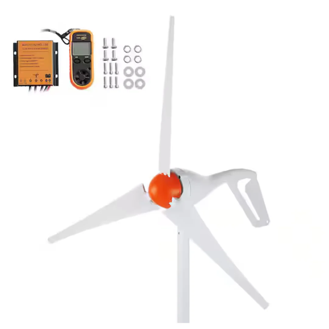 SVOPES 12V-500W Wind Turbine Generator Kit With Anemometer