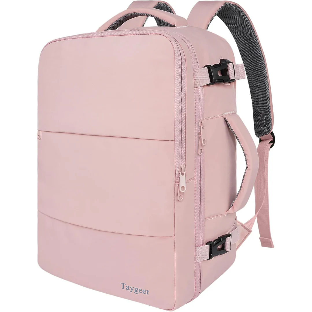 Taygeer 15.6" Travel Backpack with USB Charging Port