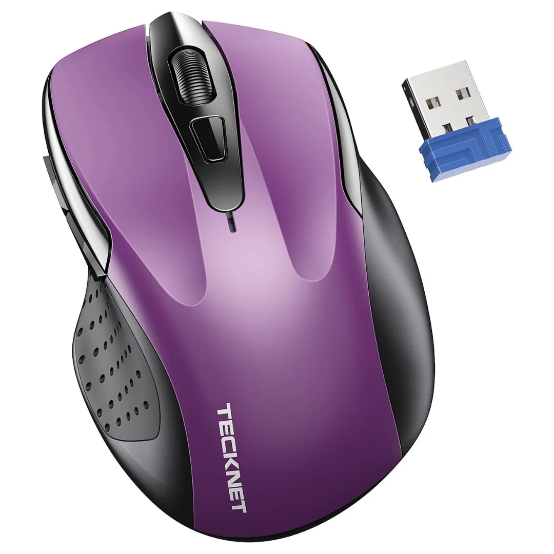 Tecknet 6 Adjustable 4000 DPI Silent Wireless Optical Mouse