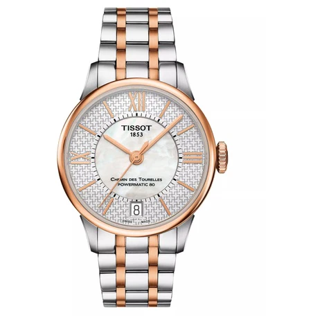 Tissot Women's Swiss Automatic Chemin des Tourelles Powermatic 80 Helvetic Pride Stainless Steel Watch