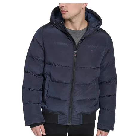 Tommy Hilfiger Men's Ribstop Hooded Snorkel Jacket