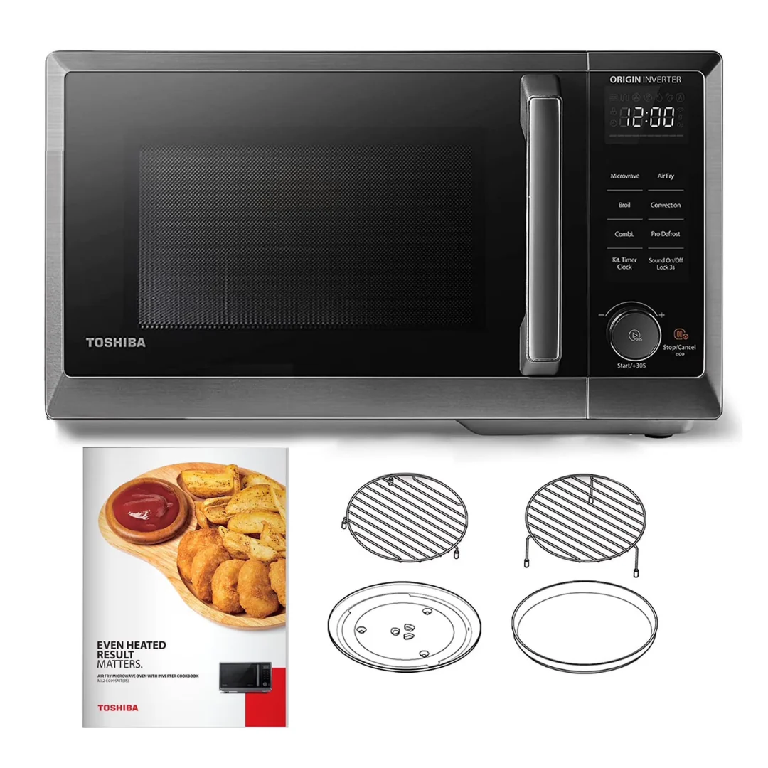 TOSHIBA 6-In-1 Inverter Microwave Oven Air Fryer Combo