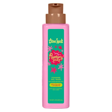 Tree Hut Raspberry Fizz Foaming Gel Body Wash