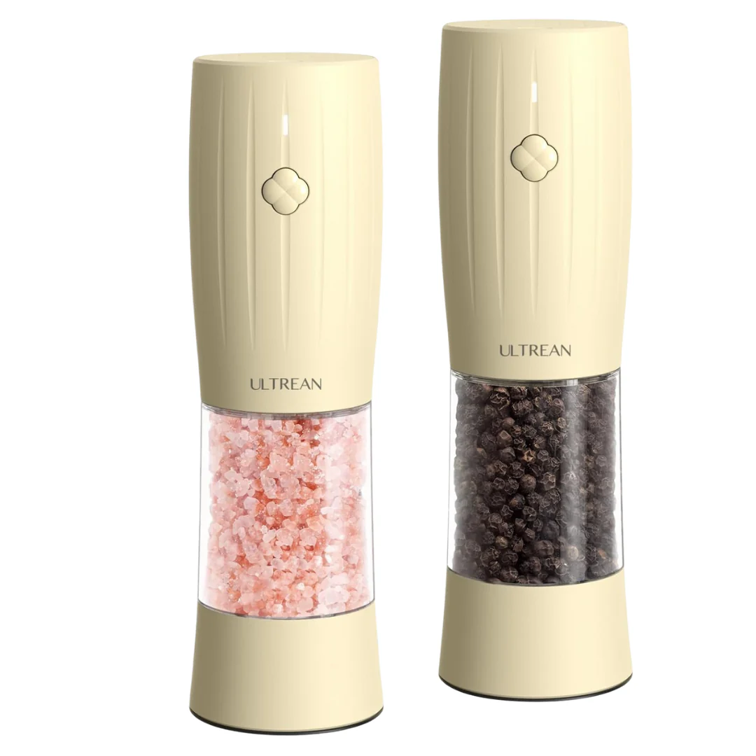 Ultrean Rechargeable Electric Salt And Pepper Grinder Set