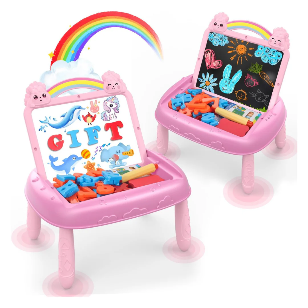 Unicorn Toddler Learning Toy With Magnetic Letters & Numbers (Various)