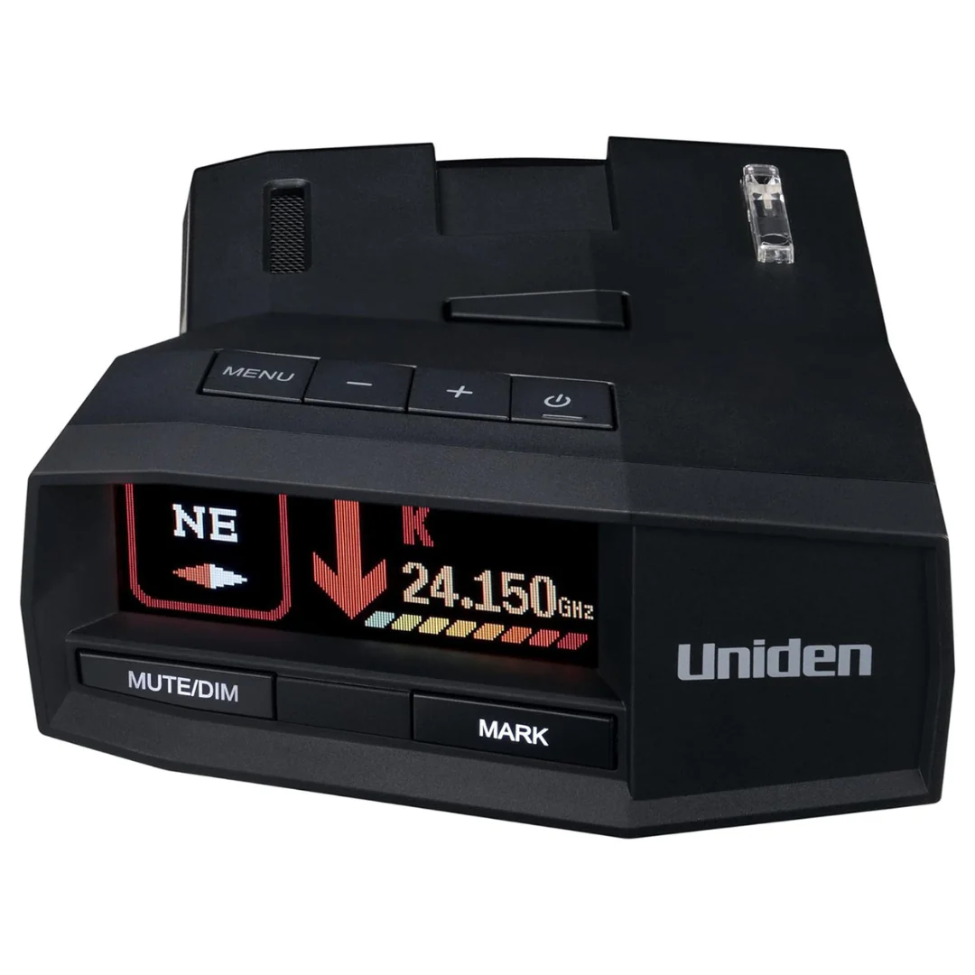 UNIDEN R8 Extreme Long-Range Radar/Laser Detector, Dual-Antennas Front & Rear Detection W/Directional Arrows, Built-In GPS W/Real-Time Alerts