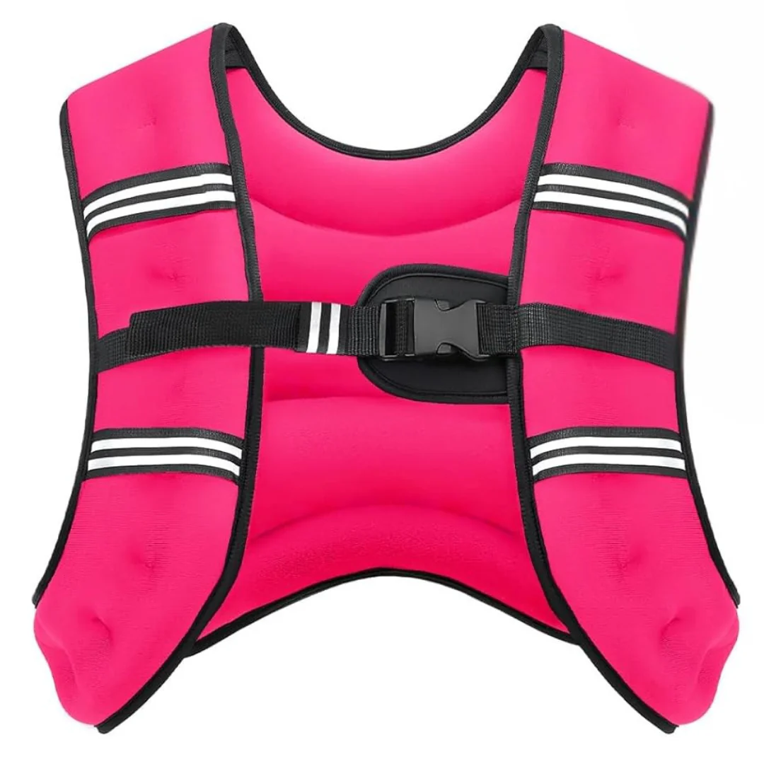 Unisex 8lb Weight Vest With Two Adjustment Straps