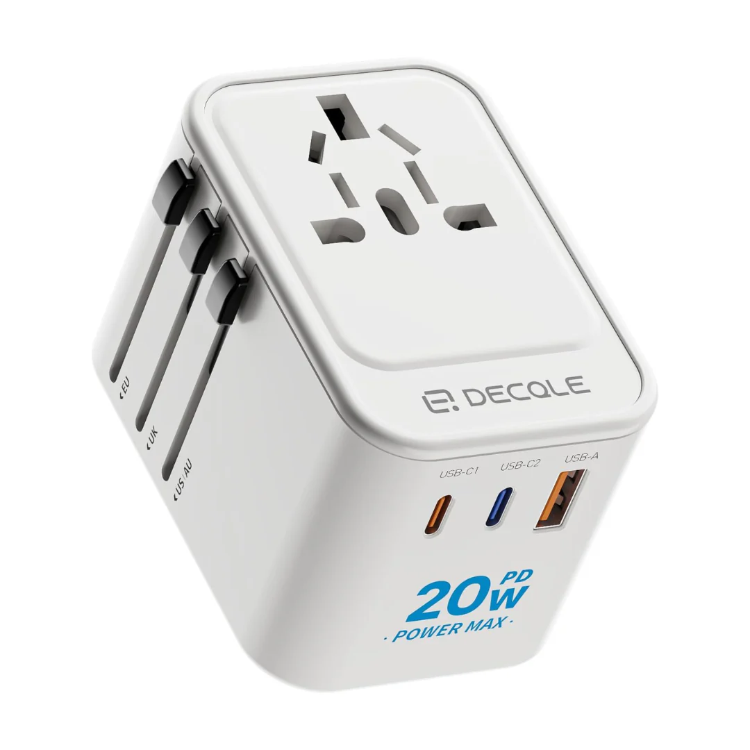 Universal All-in-One Portable Travel Plug Adapter