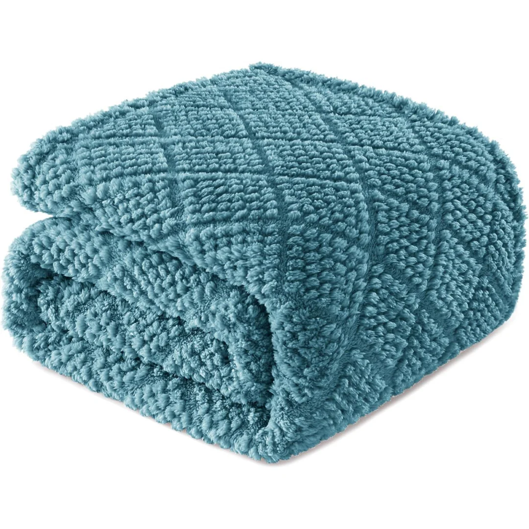 Whale Flotilla Fuzzy Fleece Throw Blanket