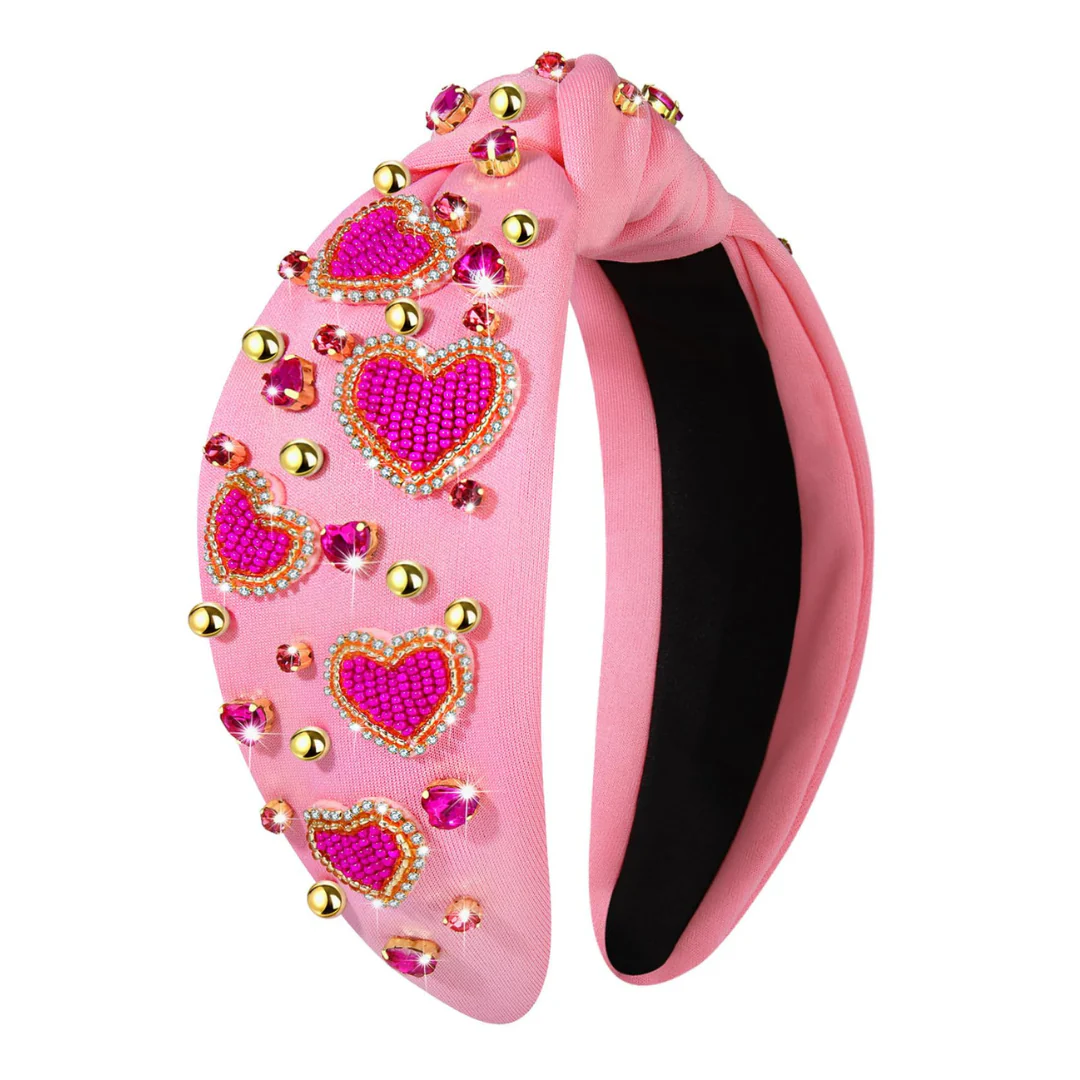 Women's Crystal Heart Headband