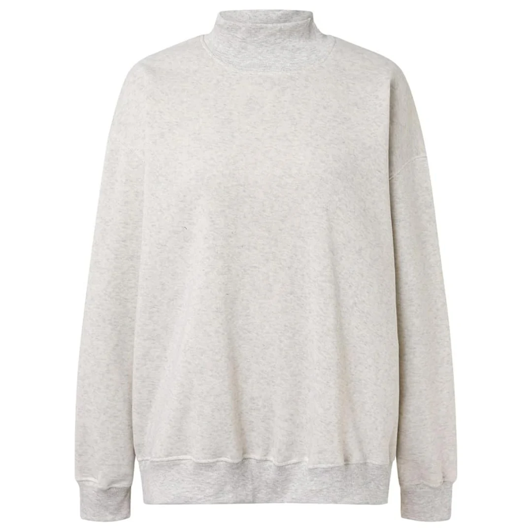 Women's Pullover Long Sleeve Mock Neck Sweatshirt