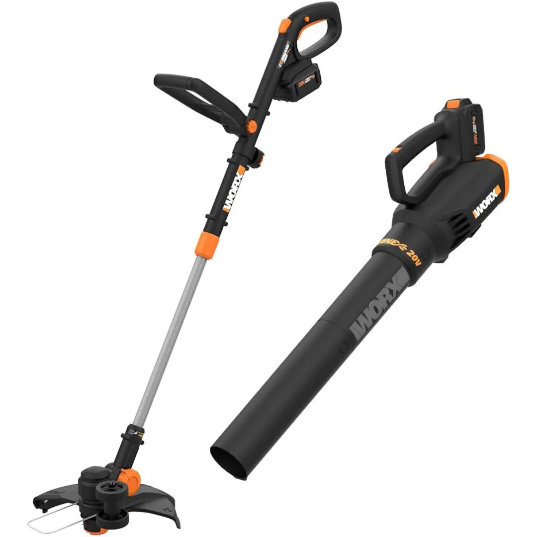 WORX 20V GT 12" 4.0Ah Cordless String Trimmer & Blower Combo Kit